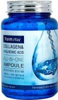 [FARMSTAY] Сыворотка для лица с коллагеном Collagen & Hyaluronic Acid All-in-One Ampoule, 250мл