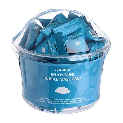 [AYOUME] Очищающая пузырьковая маска для лица Enjoy Mini Bubble Mask Pack, 30шт*3гр