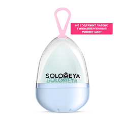 [Solomeya] Спонж для макияжа МЕНЯЮЩИЙ ЦВЕТ косметический Blue-pink Color Changing Blending Sponge, 1шт