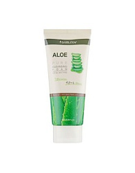 [FARMSTAY] Успокаивающая пенка для лица с алоэ Pure cleancing foam aloe, 180мл