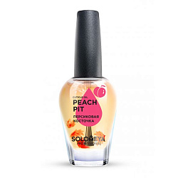 [Solomeya] Масло для кутикулы и ногтей с витаминами ПЕРСИКОВАЯ КОСТОЧКА Cuticle Oil "Peach pit", 14мл
