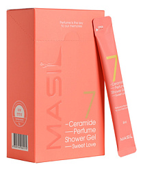 [MASIL] Гель для душа с пудровым ароматом ириса 7Ceramide Perfume Shower Gel Sweet Love, 8мл*20шт