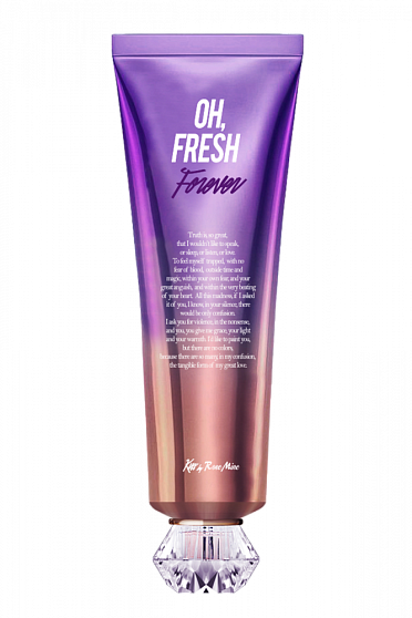 [Kiss by Rosemine] Крем для тела ЦВЕТОЧНЫЙ АРОМАТ ИРИСА Fragrance Cream - Oh, Fresh Forever, 140мл
