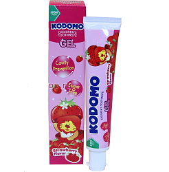 [KODOMO] Детская зубная паста-гель КЛУБНИКА Ultra Shield Gel, 40гр