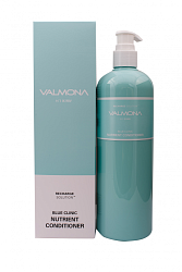 [VALMONA] Кондиционер для волос УВЛАЖНЕНИЕ Recharge Solution Blue Clinic Nutrient Conditioner, 480мл