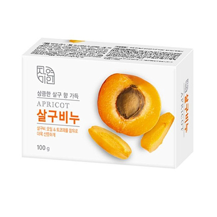 [MUKUNGHWA] Мыло туалетное восстанавливающее МАСЛО АБРИКОСА Rich Apricot Soap, 100гр