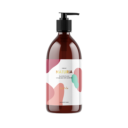 [NATURIA] Гель для душа ИНЖИР Creamy Milk Body Wash Fig Pulp, 750мл