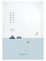 [ROUND LAB] НАБОР тканевых масок для глубокого увлажнения лица 1025 Dokdo Hydrating Water Gel Mask Sheet, 30мл*10шт