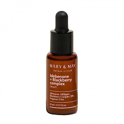 [MARY&MAY] Trevel-сыворотка для лица с комплексом ягод АНТИОКСИДАНТНАЯ сIdebenone + Blackberry Complex Serum, 10 мл