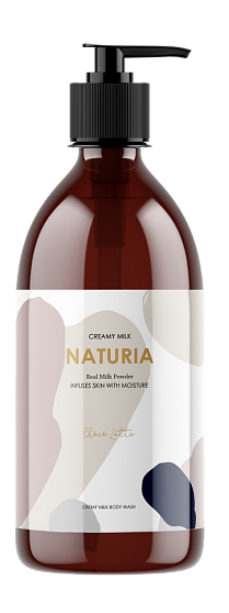 [NATURIA] Гель для душа ШОКОЛАД Creamy Milk Body Wash Choco latte, 750мл