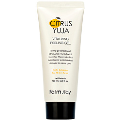[FARMSTAY] Отшелушивающий пилинг-гель с экстрактом юдзу Citrus Yuja Vitalizing Peeling Gel, 100мл