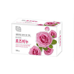 [MUKUNGHWA] Мыло туалетное успокаивающее и увлажняющее ДАМАССКАЯ РОЗА Rose Beauty Soap, 100гр