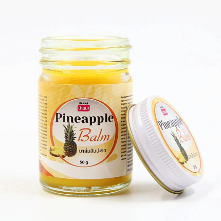 [BANNA] Ароматический травяной бальзам для тела АНАНАС, 50гр