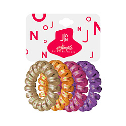 [J:ON] Резинки-пружинки для волос в ассортименте Simple Scrunchies, 4шт