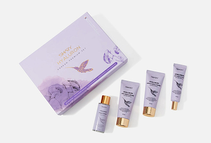 [SHARY] НАБОР Восстанавливающий против МОРЩИН и для ГЛУБОКОГО УВЛАЖНЕНИЯ кожи лица HYALURON