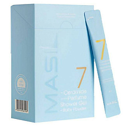 [MASIL] Гель для душа с керамидами и ароматом хлопка 7Ceramide Perfume Shower Gel Baby Powder, 8мл*20шт