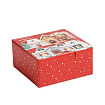 Коробка подарочная новогодняя складная «С Новым годом», 15×15×7см