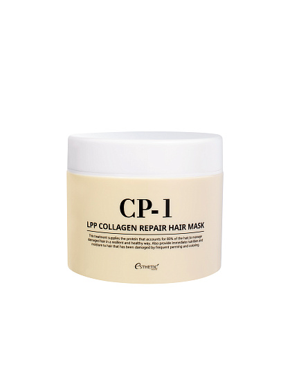 [ESTHETIC HOUSE] Маска для волос ВОССТАНАВЛИВАЮЩАЯ CP-1 LPP Collagen Repair Hair Mask, 300мл