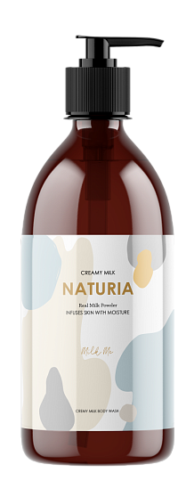[NATURIA] Гель для душа МОЛОЧНЫЙ Creamy Milk Body Wash Milk me, 750мл