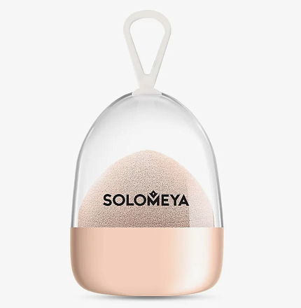 [Solomeya] Супер мягкий косметический спонж для макияжа ПЕРСИКОВЫЙ Super Soft Blending Sponge, 1шт