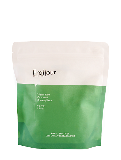 [Fraijour] НАБОР пенка для умывания РАСТИТЕЛЬНЫЕ ЭКСТРАКТЫ Original Herb Wormwood Cleansing Foam, 20шт*5мл