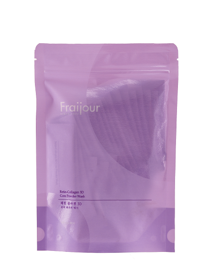 [Fraijour] Укрепляющая энзимная пудра КОЛЛАГЕН / РЕТИНАЛЬ Retin-Collagen 3D Core Powder Wash, 30 шт * 1 гр