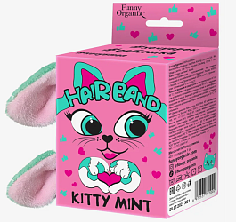 [FUNNY ORGANIX] Повязка для волос Funny Organix Kitty Mint, 1шт