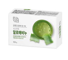 [MUKUNGHWA] Мыло туалетное освежающее АЛОЭ ВЕРА Fresh Aloe Soap, 100гр