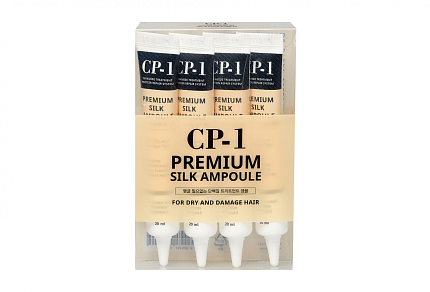 [ESTHETIC HOUSE] НАБОР Сыворотка для волос ПРОТЕИНЫ ШЕЛКА CP-1 Premium Silk Ampoule, 20мл*4шт