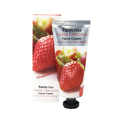 [FARMSTAY] Крем для рук с экстрактом клубники Visible Difference Hand Cream Strawberry, 100мл