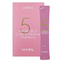[MASIL] Шампунь с пробиотиками для защиты цвета 5Probiotics Color Radiance Shampoo, 8мл*20шт