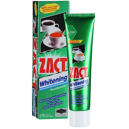 [ZACT] Зубная паста от кофейного и чайного налета, 150гр