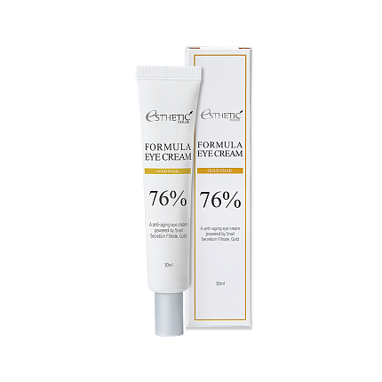 [ESTHETIC HOUSE] Крем для области вокруг глаз с МУЦИНОМ УЛИТКИ и ЗОЛОТОМ Formula Eye Cream Gold Snail, 30мл