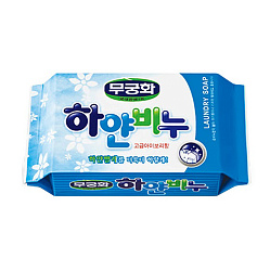 [MUKUNGHWA] Мыло хозяйственное ОТБЕЛИВАЮЩЕЕ Laundry soap, 230гр