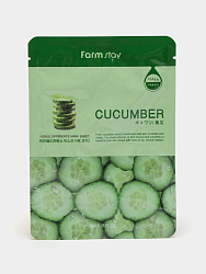 [FARMSTAY] Тканевая маска для лица с огурцом Visible Difference Mask Sheet Cucumber, 23мл