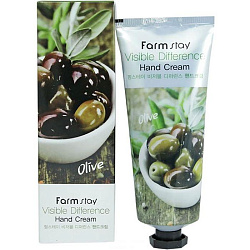 [FARMSTAY] Крем для рук с экстрактом оливы Visible Difference Hand Cream Olive, 100мл