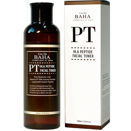 [COS DE BAHA] Тонер для лица антивозрастной ПЕПТИДЫ Peptide Toner (PT ...
