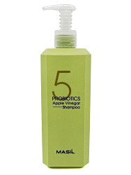 [MASIL] Шампунь от перхоти с яблочным уксусом 5Probiotics Apple Vinegar Shampoo, 500мл