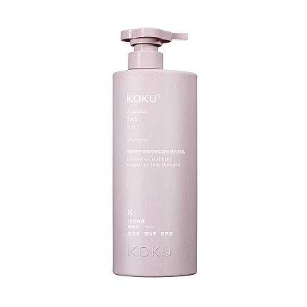 [KOKU] Шампунь K1 БАЛАНСИРУЮЩИЙ с минеральной грязью Mineral Sea Mud Light Supple&Fluffy Hair shampoo, 750мл