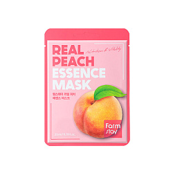 [FARMSTAY] НАБОР тканевых масок для лица с экстрактом персика Real Peach Essence Mask, 23мл*10шт