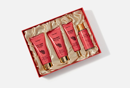 [SHARY] НАБОР Антивозрастной для УПРУГОСТИ и ЭКСПРЕСС-УВЛАЖНЕНИЯ кожи лица COLLAGEN