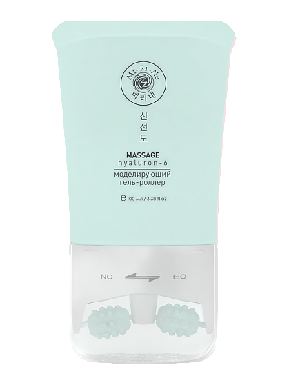 [MI-RI-NE] Антивозрастной моделирующий гель-роллер против морщин для лица, шеи и зоны декольте HYALURON, 100мл