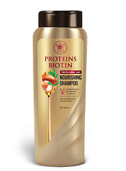 [MI-RI-NE] Шампунь-питание для ослабленных и сухих волос ПРОТЕИНОВЫЙ Proteins Biotin Nourishing Shampoo, 500мл