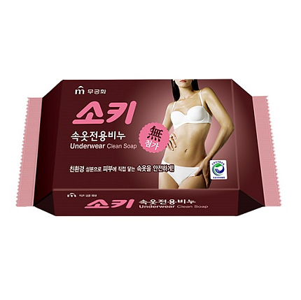 [MUKUNGHWA] Мыло хозяйственное НИЖНЕЕ/ДЕТСКОЕ/ЦВЕТНОЕ БЕЛЬЕ Soki, 150гр