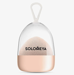 [Solomeya] Супер мягкий косметический спонж для макияжа ПЕРСИКОВЫЙ Super soft blending sponge, 1шт