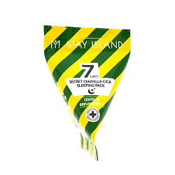 [MAY ISLAND] Успокаивающая ночная маска  для лица с ЦЕНТЕЛЛОЙ АЗИАТСКОЙ Centella Cica Sleeping Pack, 12шт