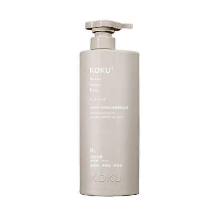 [KOKU] Маска К3 ВОССТАНОВЛЕНИЕ с минеральной морской грязью Mineral Sea Mud Soft Smooth&Fluffy Hair mask, 750мл