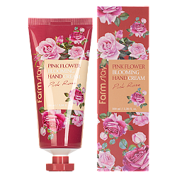 [FARMSTAY] Крем для рук с розовым лотосом Pink Flower Blooming Hand Cream Pink Lotus, 100мл