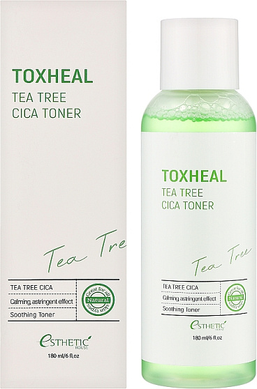 [ESTHETIC HOUSE] Тонер для лица с ЦЕНТЕЛЛОЙ и МАСЛОМ ЧАЙНОГО ДЕРЕВА Toxheal Tea Tree Cica Toner, 180мл